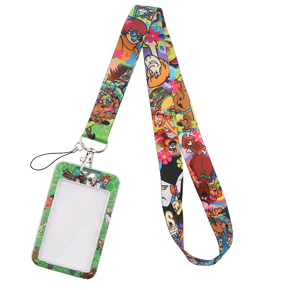 ER759 Пёс из мультфильма зеленый автобус держатель для банковской кредитной карты