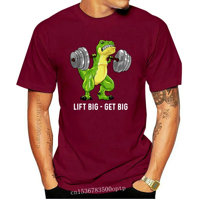 

New Design Daddy Strong T-Rex Dino Squat Gift Powerlifter Gym Tshirt For Men Cotton Novelty Men Tshirts O Neck