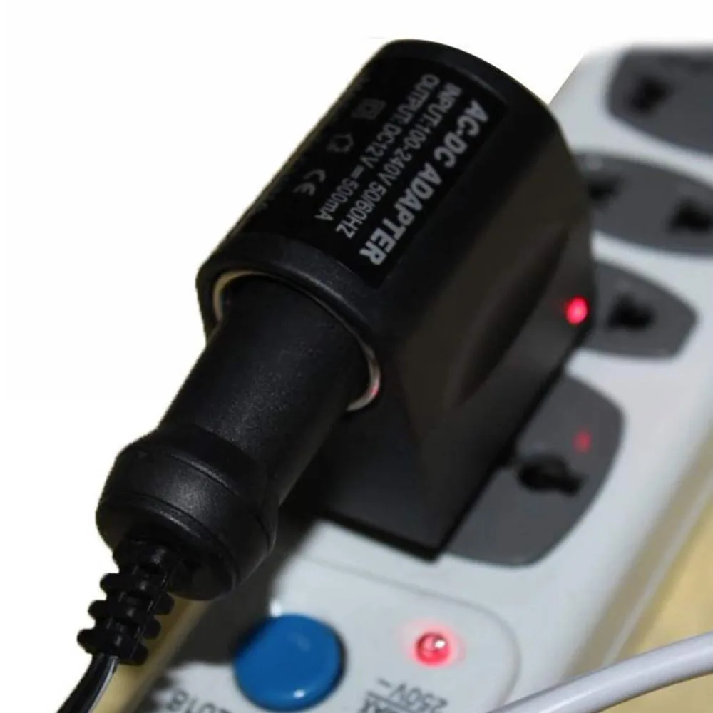 New Stylish 220V AC to 12V DC Car Cigarette Lighter Wall Power Socket Plug Adapter Converter Dropping Shipping | Компьютеры и офис