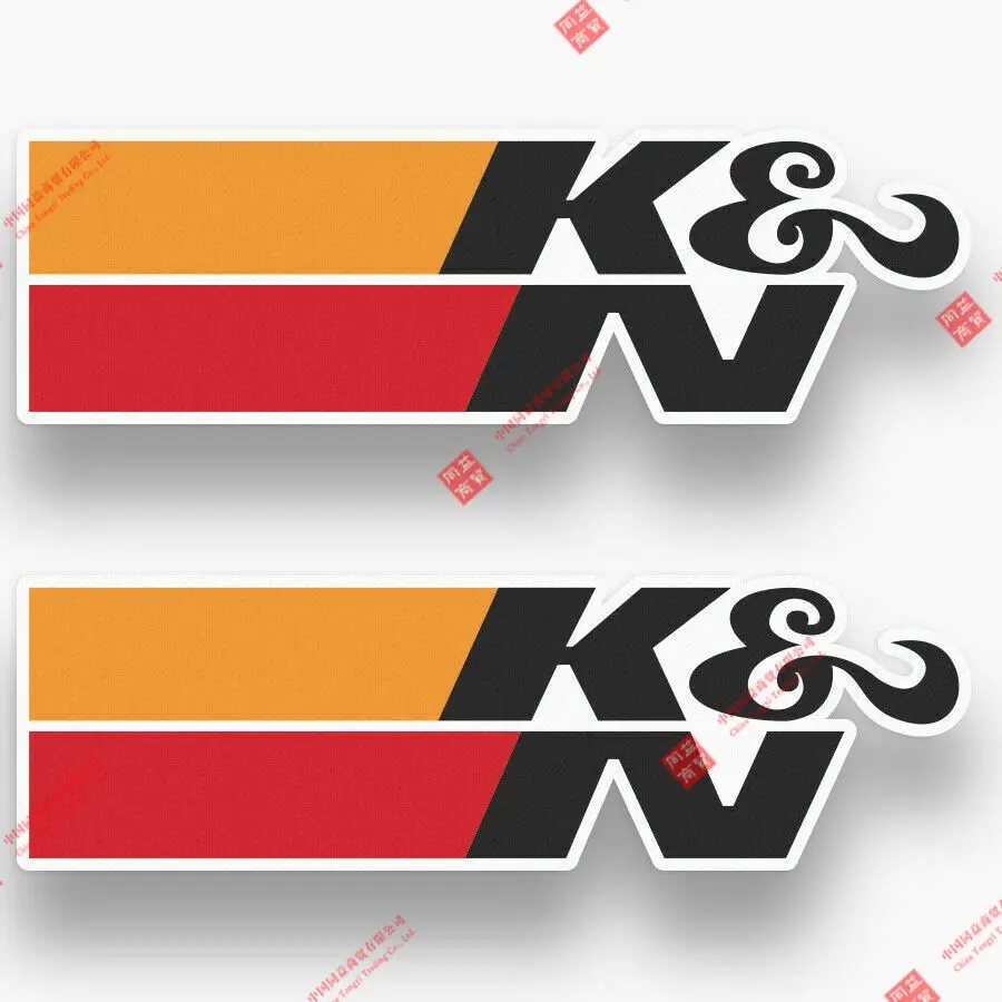

Creative 2X K&N FILTERS AIR DECAL STICKER TRUCK VEHICLE RACING INTAKE CAR WINDOW Racing Helmet Stickers