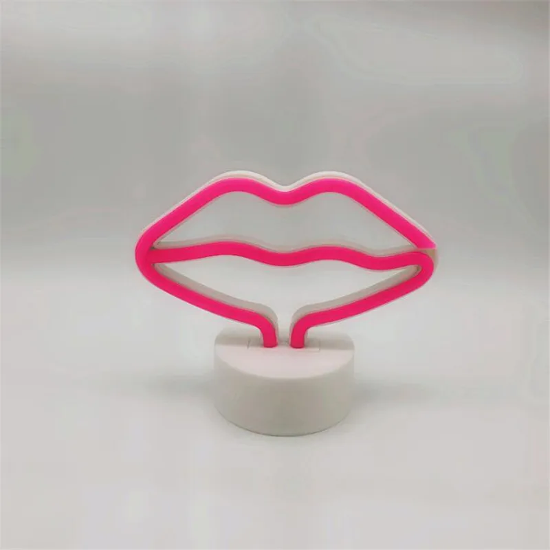 

Lip LED Night Light Neon Lamp Luces Led Bedroom Decor Home Creative Lighint Lip Girl Gift Party Bar Wedding Luzes Da Noite Lampe