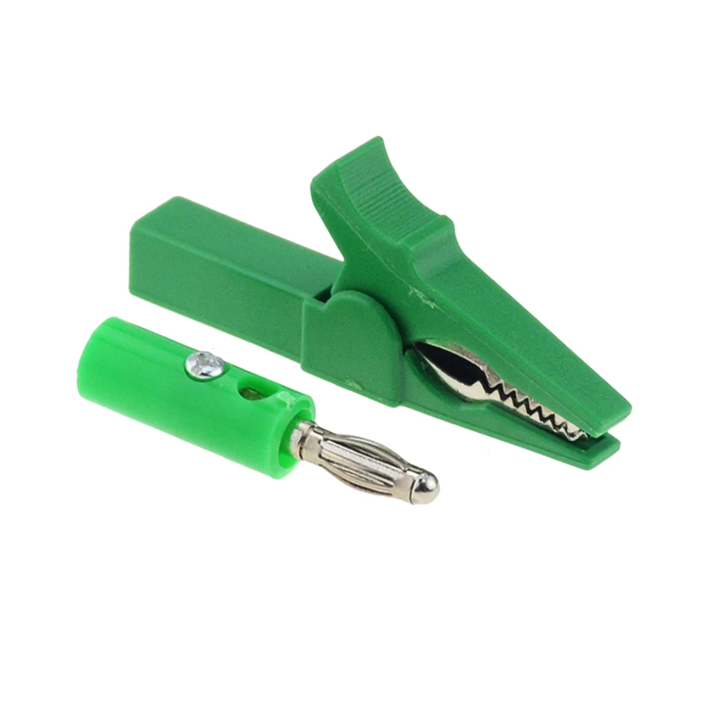 

(1 пара) 1 шт. 55 мм зажим типа «крокодил» + 1 шт. тестовый зонд с банановым штекером и 4 мм зажимами для кабеля типа «банан», 5 цветов