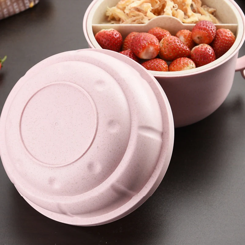 Ланч бокс тепловой пшеничной соломы посуда для хранения еды детей пикника