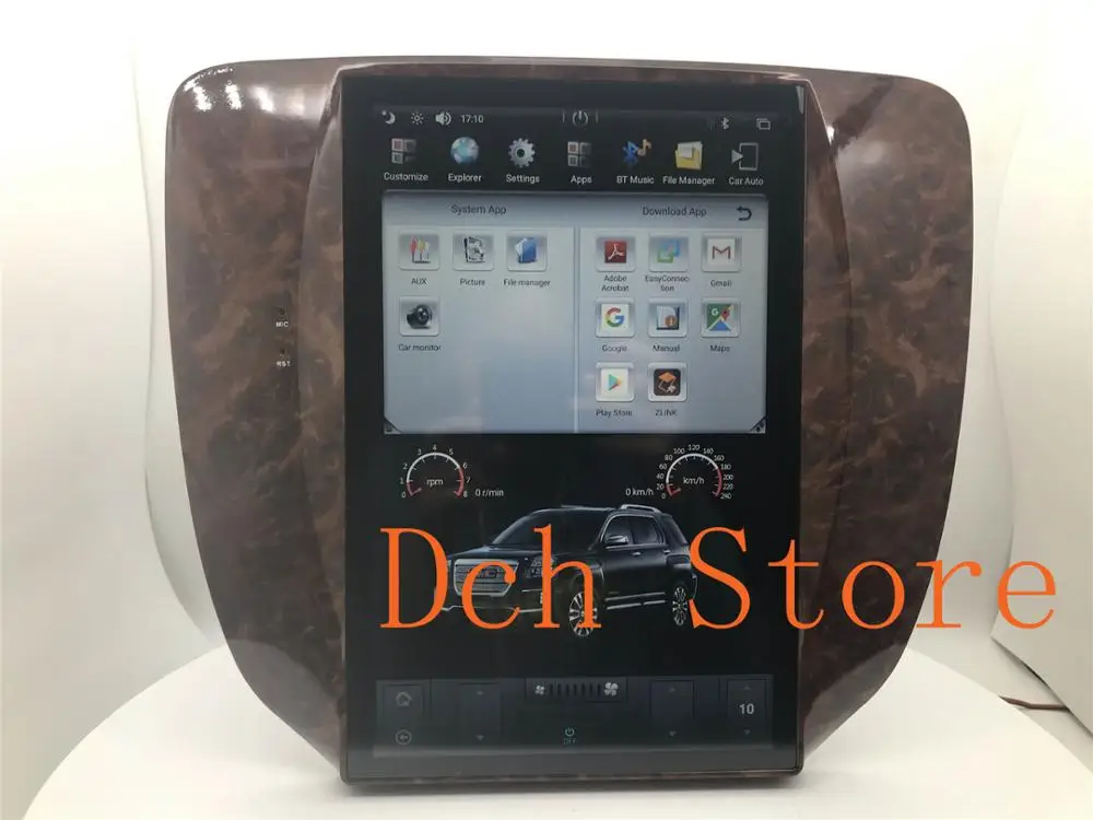 12 1 ''вертикальный автомобильный DVD плеер в стиле tesla Android 9 0 GPS навигация для GMC