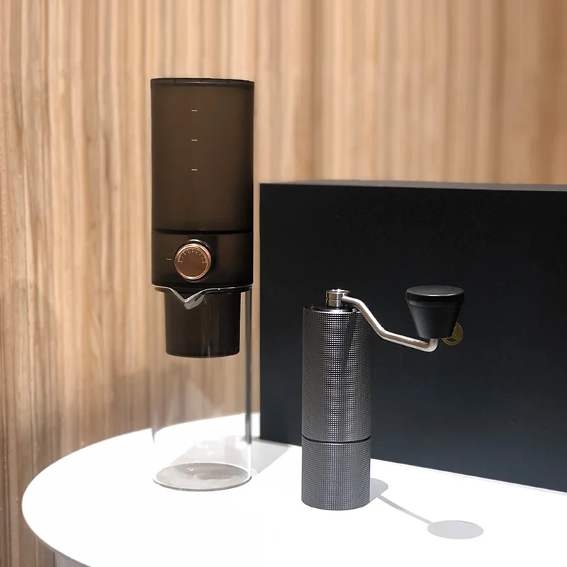 売却 Timemore豆グラインダーアイスドリップコーヒーギフトセット家庭用ハンド製のコーヒーメーカー栗cステンレス鋼のコーヒーグラインダーセット