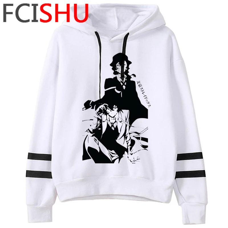 

bungou stray dogs osamu dazai hoodies male printed grunge graphic anime men sweatshirts hip hop anime