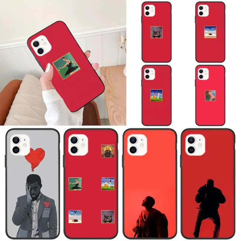 Чехол для телефона Kanye-Omari-West Rap Mode iPhone 11 12 Mini 13 Pro XS Max X 8 7 6s Plus 5 SE XR | Мобильные