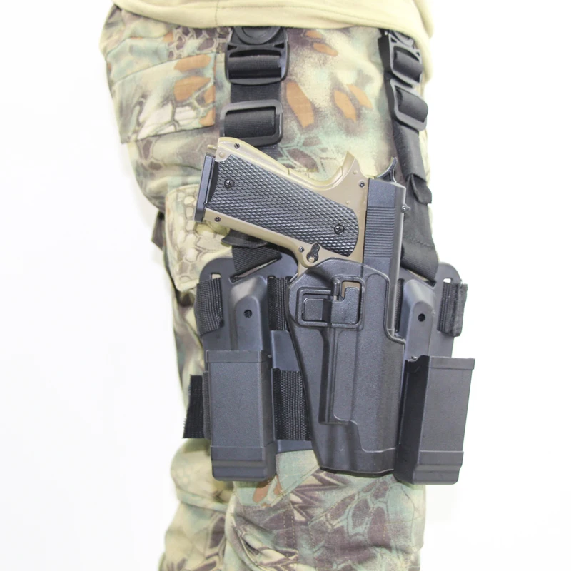 Военная Тактическая кобура для ног страйкбола Glock 17 19 Beretta M9 Colt 1911 SIG P226 бедренная