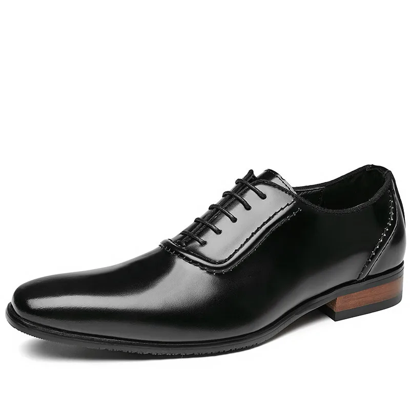 

Man Business Shoes Fashion Men Wedding Dress Shoes Formal Shoes PU Leather Men Office Sapato Social Masculino Party Oxford Shoes