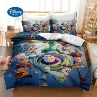 disney cartoon toy story bedding set deluxe bedroom decoration comfortable cartoon duvet quilt cover pillowcase home textile