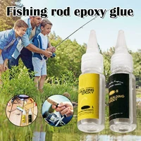 2pcs fishing rod glue fishing rod epoxy resin ab glue transparent glue for twine fishing rod accessories xqmg epoxies adhesives