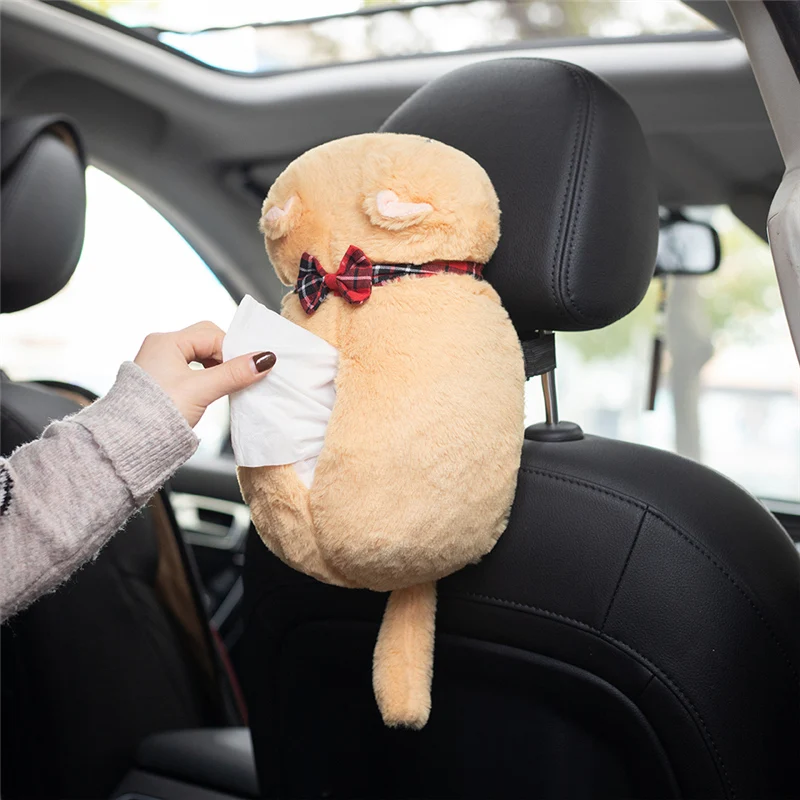 Симпатичные плюшевые съемные бумажные коробки с животными подставка для