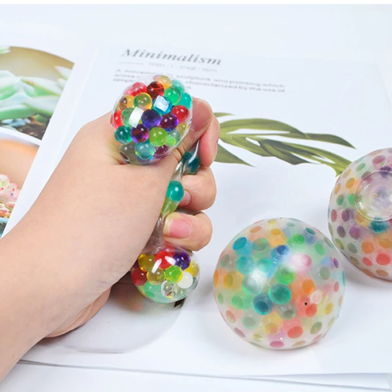 

1PC Squeeze Ball for Students Offices Interactive Color-Changing Squeeze Fidget Education Toy Anti-Anxiety Squishy Ball