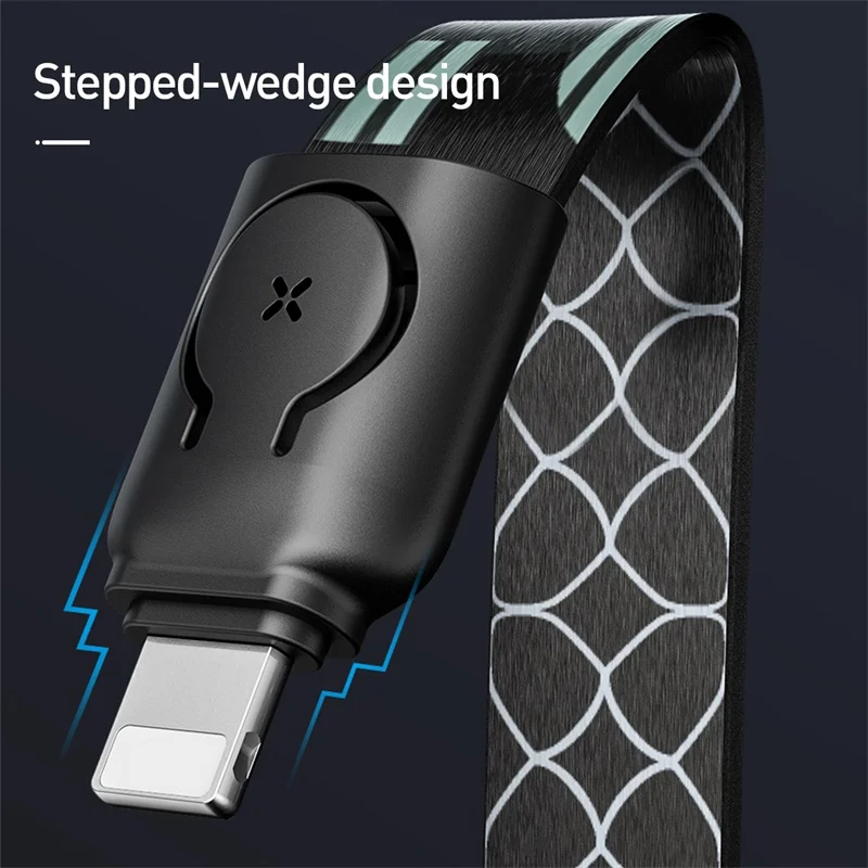 Baseus портативный короткий usb зарядный кабель для iPhone xs max xr 8 7 6s plus 11 ipad pro Зарядка для apple lightning Кабель шнур
