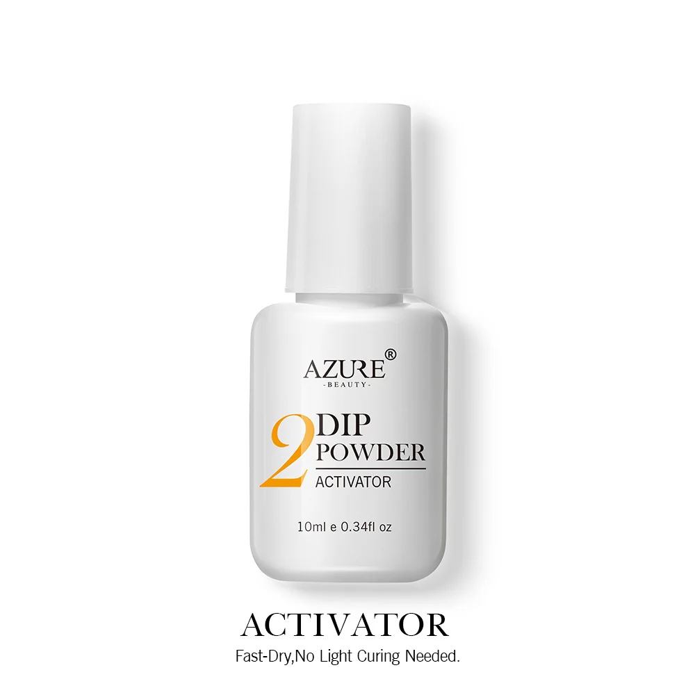 ACTIVATOR Modelones окунающие порошки голографические тепловые цвета окунания украшения длительным, чем УФ гель натуральный сухой светящийся окунание порошок - Цвет: ACTIVATOR