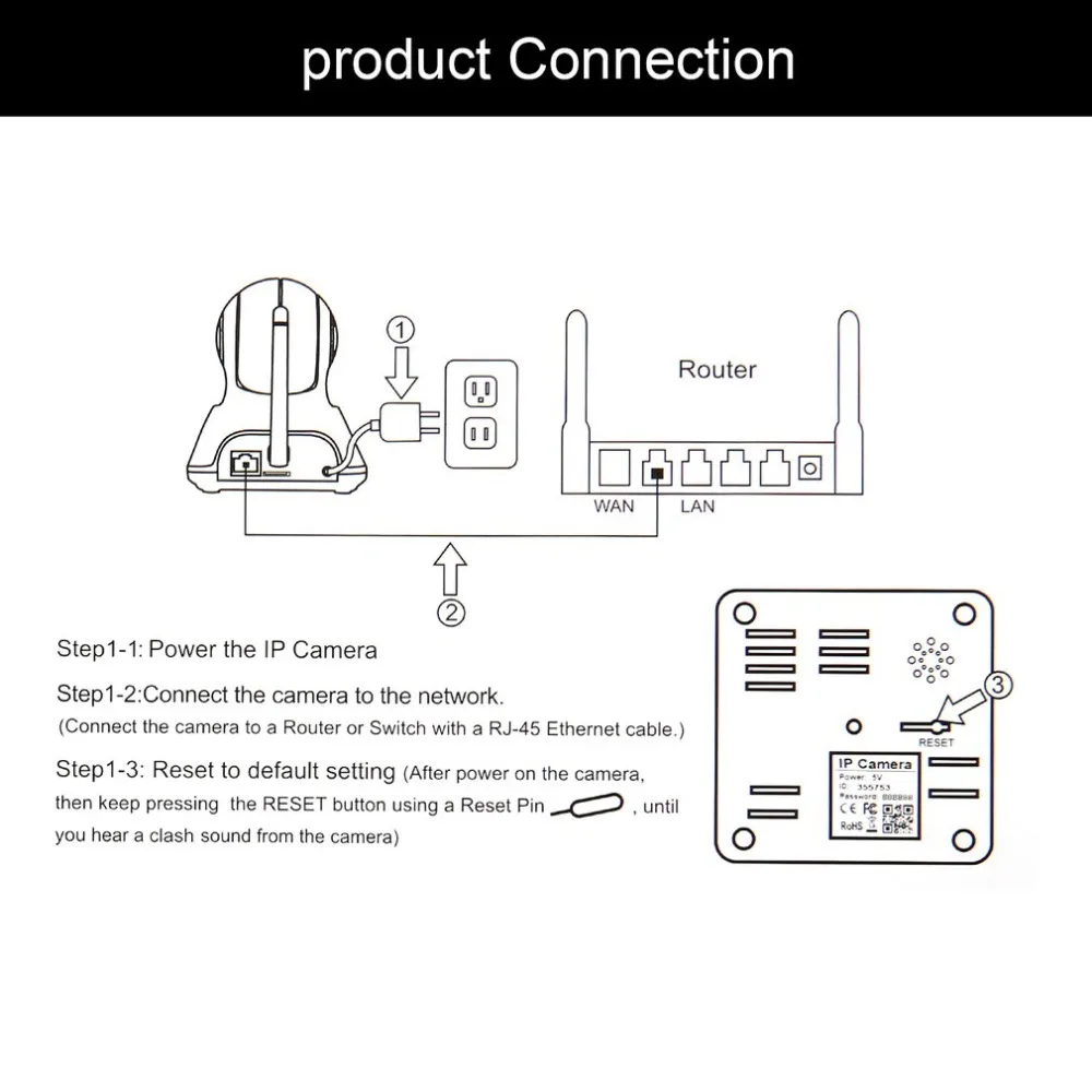 Sricam SP017 HD Беспроводная ip-камера безопасности Wifi Двусторонняя аудио IR-Cut ночное видение Аудио Сигнализация видеонаблюдения Крытый монитор для младенца