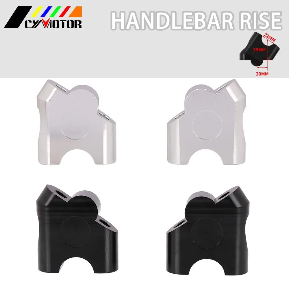 Универсальный 2 дюймов поворотными мотоциклетные Руль Riser 7/8 &quot22 мм рукоятки руля