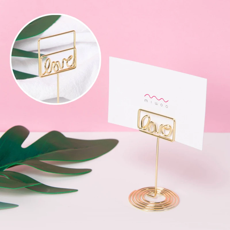 Креативный милый Настольный блокнот в форме сердца папка бизнес держатель для