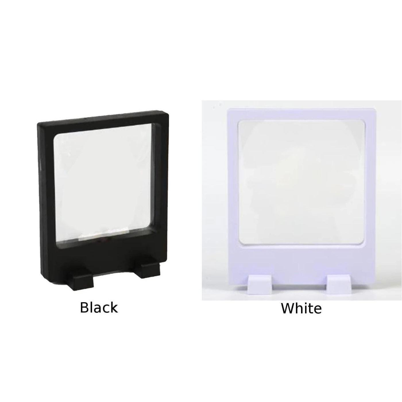 Clear Film 3D Floating Frame Jewelry Picture Gift Display Box 110 * 130mm For Jade Crafts Specimens USB Disk Scissors Watches | Дом и сад