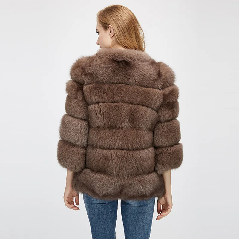 2021 winter women's jackets High Quality Artificial Fox fur coat women faux fur  office lady new slim mink rabbit fur coats  4XL