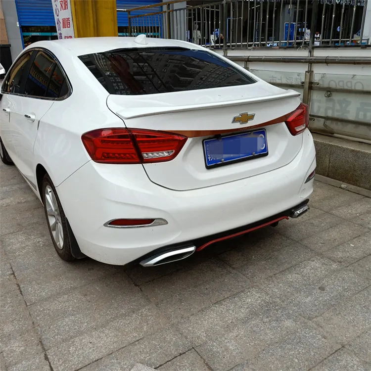 Спойлер для Chevrolet Cruze 2017-2018 спойлер из АБС-пластика YWK цветное заднее крыло
