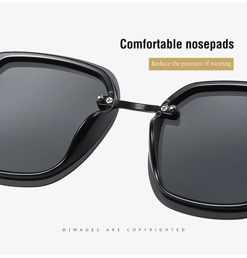

2020 new ladies big frame sunglasses fashion outdoor shade sunglasses street shooting polarized sunglasses