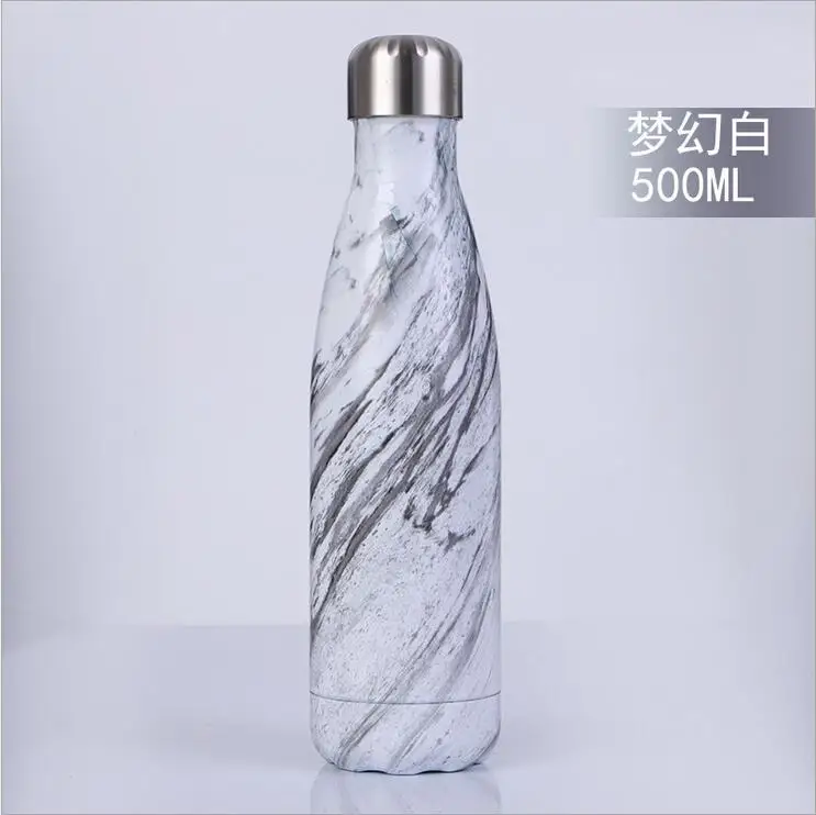 7 FSILE 500/1000 мл двухслойная Изолированная вакуумная колба, бутылка для воды из нержавеющей стали, колы, бутылка для воды, пива, термос для спортивной бутылки - Цвет: 7