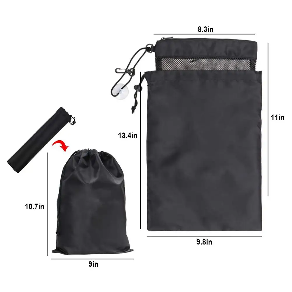 

Portable Mesh Shower Caddy Quick Dry Shower Tote Hanging Bath & Toiletry Organizer Bag Storage Pockets