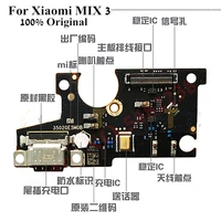original usb charging dock port flex cable for xiaomi mix 3 mi mix3 charger plug board with microphone replacement parts