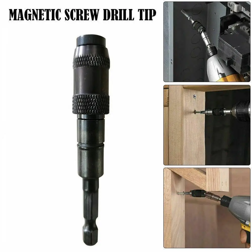 

Magnetic Screw Drill Tip Magnetic Screw Drill Tip Quick Holder Spring Screwdriver Drill Electric Change Bit with Release Lo Y0T8