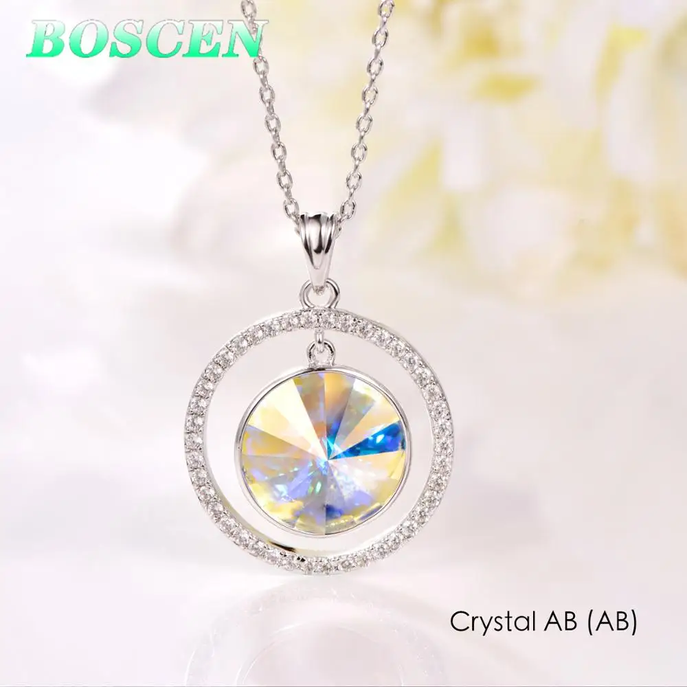 Ожерелье с подвеской BOSCEN для женщин подарок на день рождения День Святого