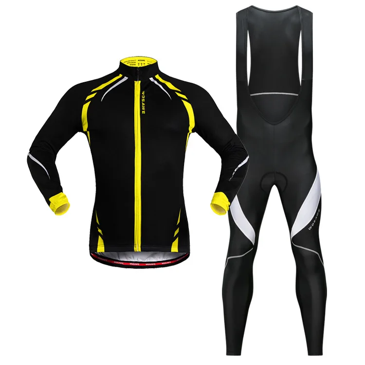 WOSAWE горный велосипед Велоспорт Джерси теплый флисовый велосипедный Топ для езды