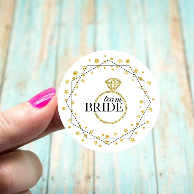 Надпись Невеста тройник стикер для подружки невесты вечерние наклейки девичник