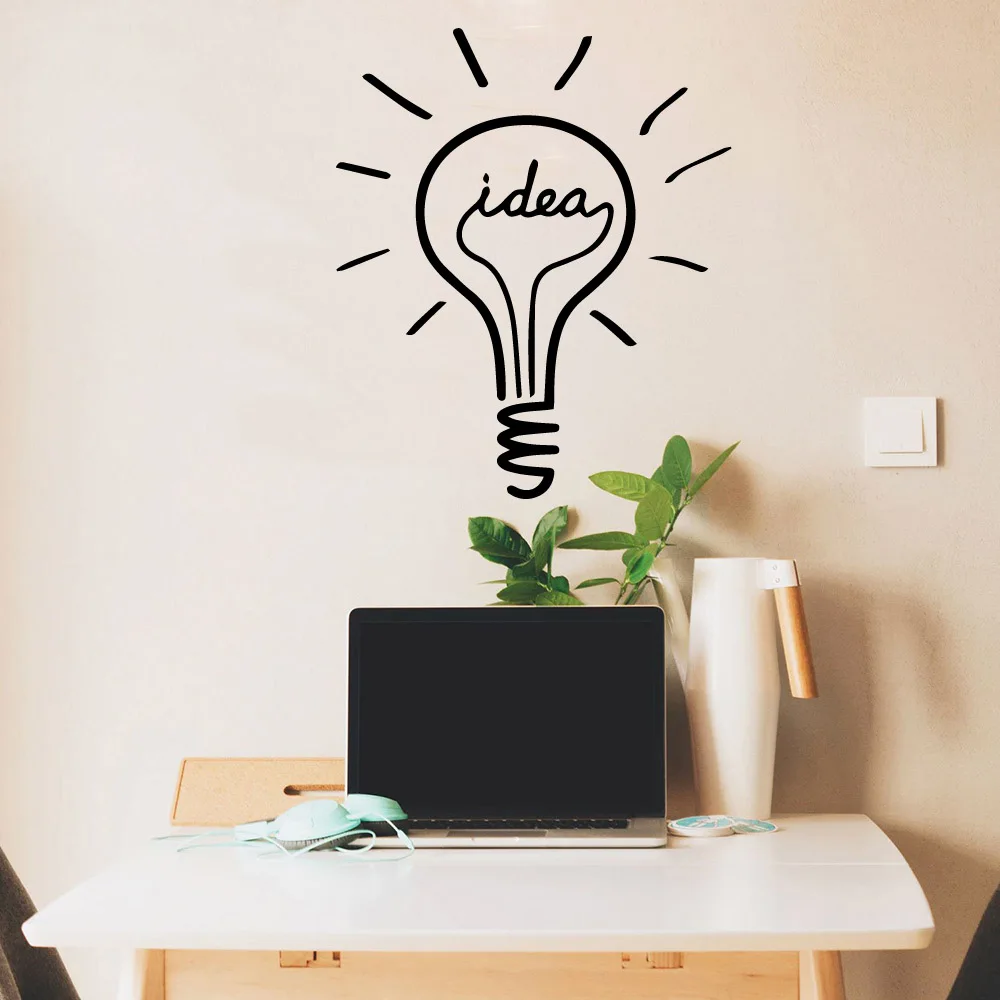 Самоклеящиеся обои для офиса виниловые художественные с цитатами декора