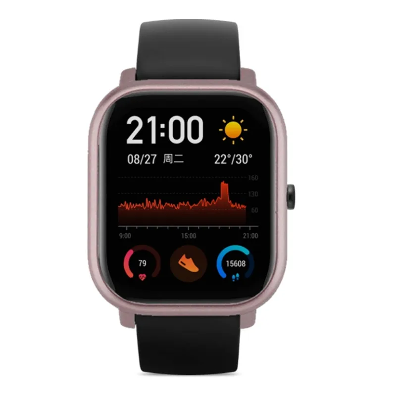 7в1 умные часы аксессуары для Huami Amazfit GTS ремешок из нержавеющей стали магнитный браслет для Amazfit gts чехол Защитная пленка