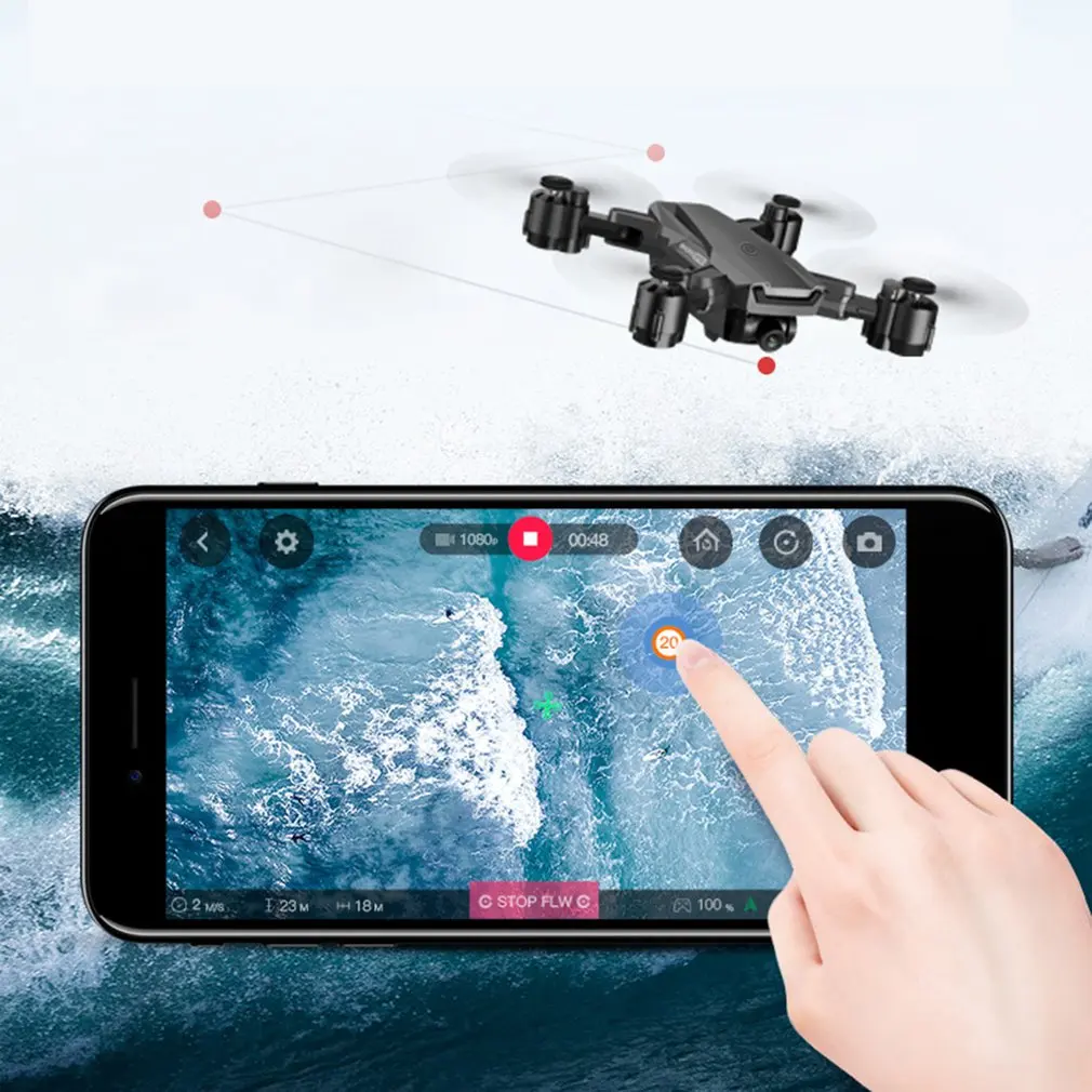 2021 NEW Drone 4k profession HD Wide Angle Camera 1080P WiFi Fpv Drone Dual Camera Height Keep Drones Camera Helicopter Toys