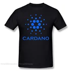 Одежда высшего качества одежда Cardano монета ADA криптовалюта футболка крипто модные мода, футболка для девочек с коротким рукавом, Мужская футболка