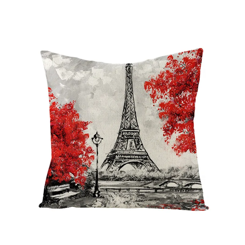 

Home Decor Polyester Linen Pillowcase Cushion Cover Decorative Sofa Car Throw Pillow Cover 45x45cm cojines decorativos