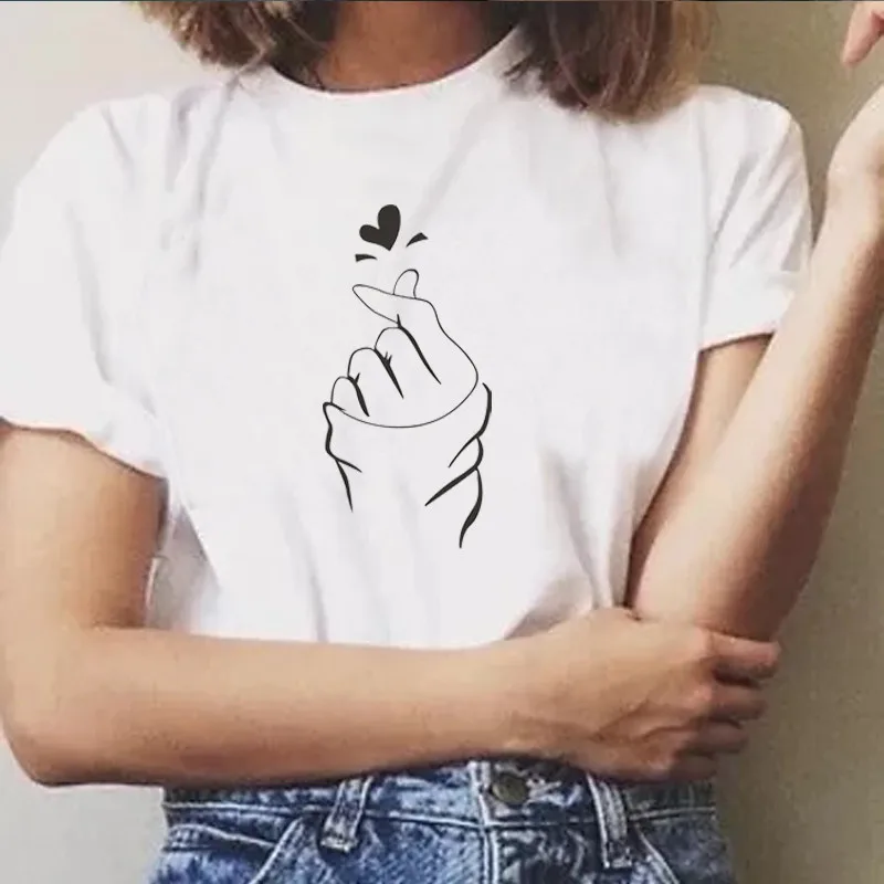 Новое поступление женская футболка графические забавные летние топы с надписью