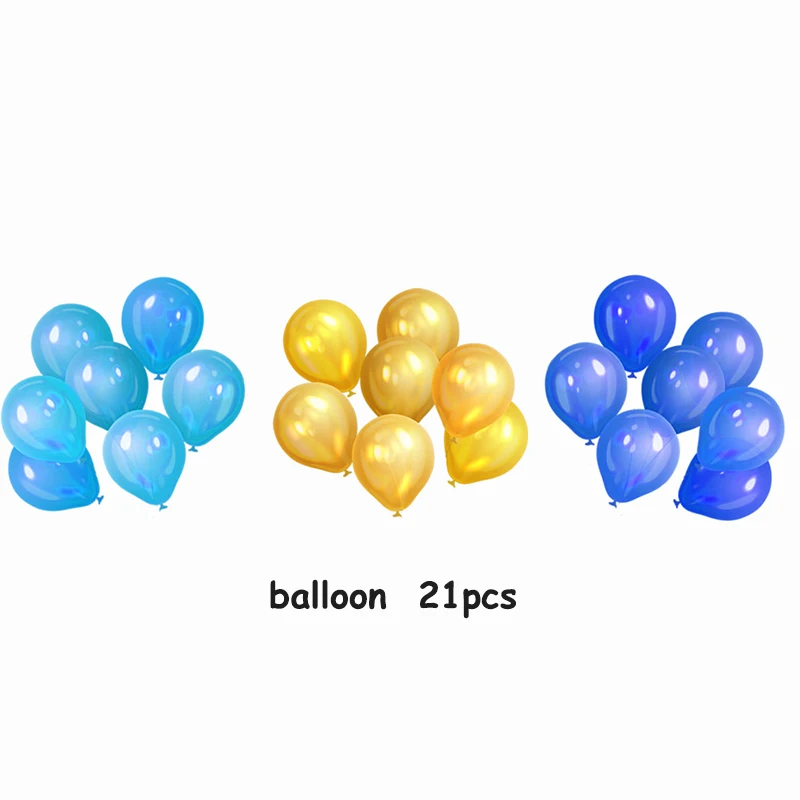 balloon 21pcs Hanukkah тематические вечерние одноразовые столовые приборы Детские сувениры украшения с бумажными тарелками чашки Chanukah вечерние принадлежности - Цвет: balloon 21pcs