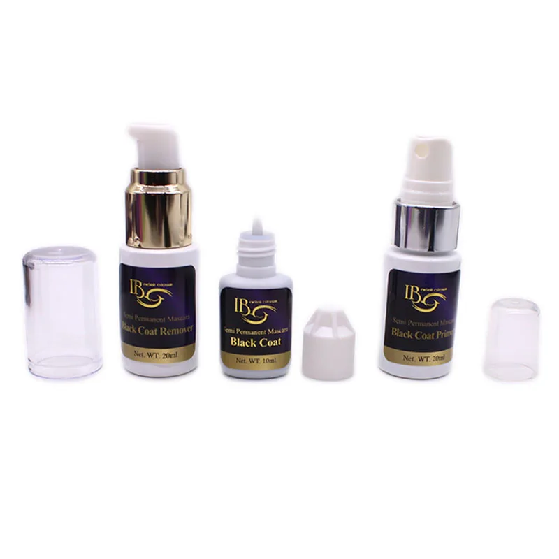 

IBeauty Black Coat Remover Primer 10ml 15ml Semi Permanent Mascara For Eyelash Extensions Glue Fake Lash Makeup Tools