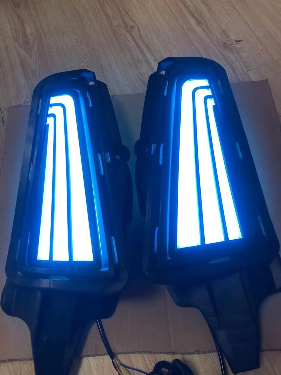 JanDeNing Комплект из 2 предметов белая Светодиодный Габаритные огни вождения DRL для Т