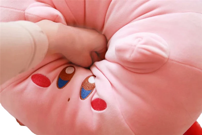 

2021 New Cartoon Pink Kirby Star Game Adventure Cute Soft Stuffed Plush Lovely Pillow Doll Home Sofa Bed Decor Girls Kids Toys