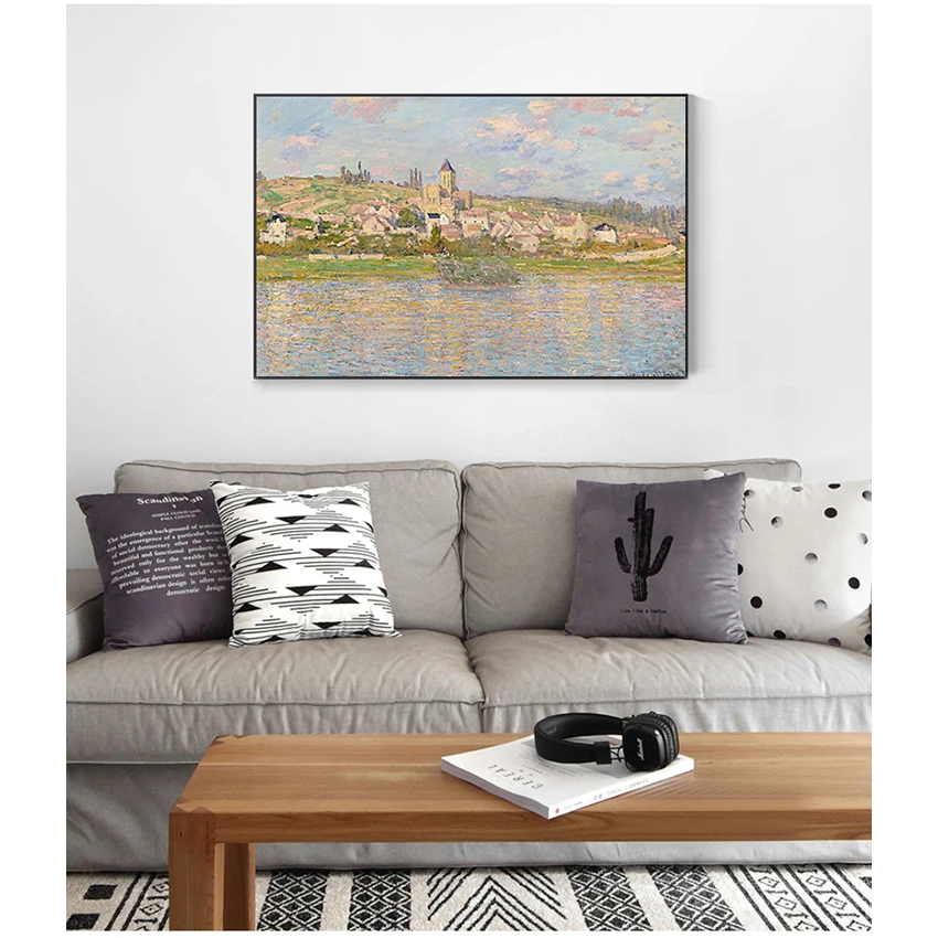 Картины для гостиной спальни столовой кафе известный Клод Моне Картина на холсте