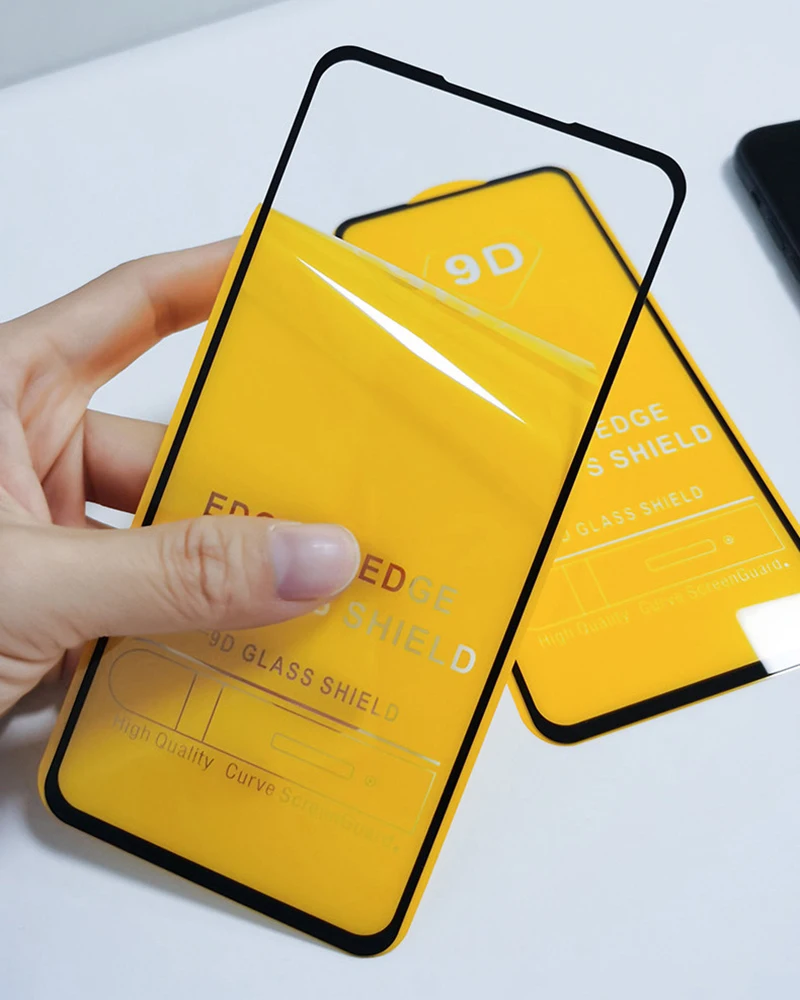 Закаленное стекло 9D с полным покрытием пленка для защиты экрана Huawei P50 P40 Lite E Mate 40
