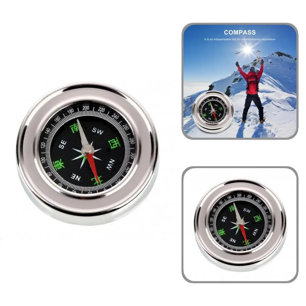 

Lightweight Versatile Guide Solid Lightweight Handheld Compass Portable Hiking Compass Multifunctional for Climbing