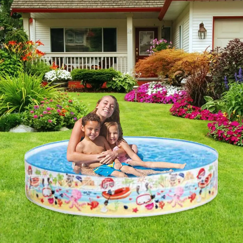 

Family Swimming Pool Snap Set Swimming Pool Kids Paddling Pool For Boys Girls Outdoor Water Fun Suitable For Children Adults