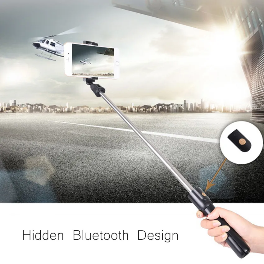 Беспроводная Bluetooth селфи-палка складной мини-штатив расширяемый монопод с