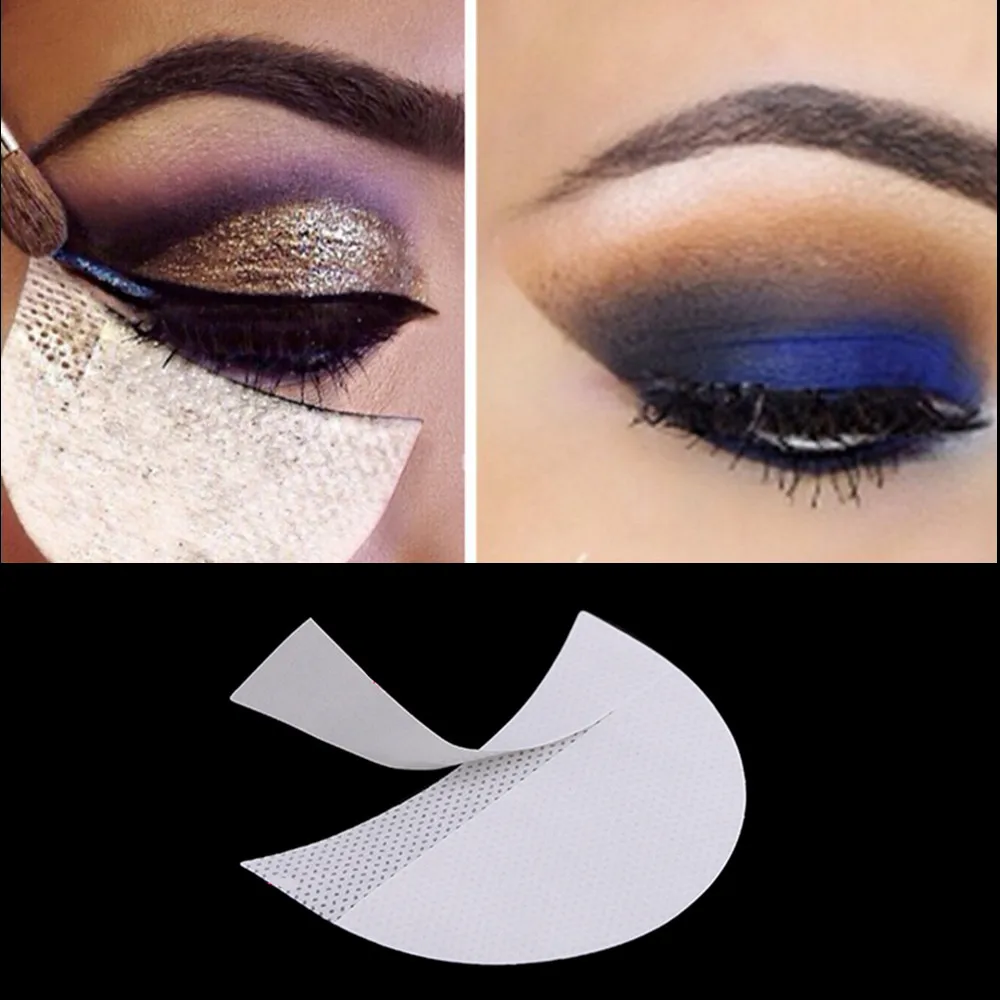 

10pcs Disposable Eyeshadow Stickers Eyelid Makeup Tools Under Pad Eyelash Extensions Patch Tapes For Face Multifunction Beauty