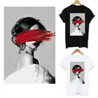 Термонаклейка для одежды, женская футболка, аппликационные заплатки сделай сам